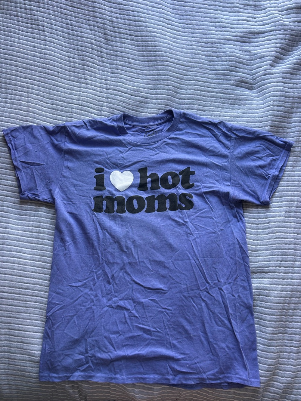 Zumiez Purple Graphic Tee - "I ♥ Hot Moms"